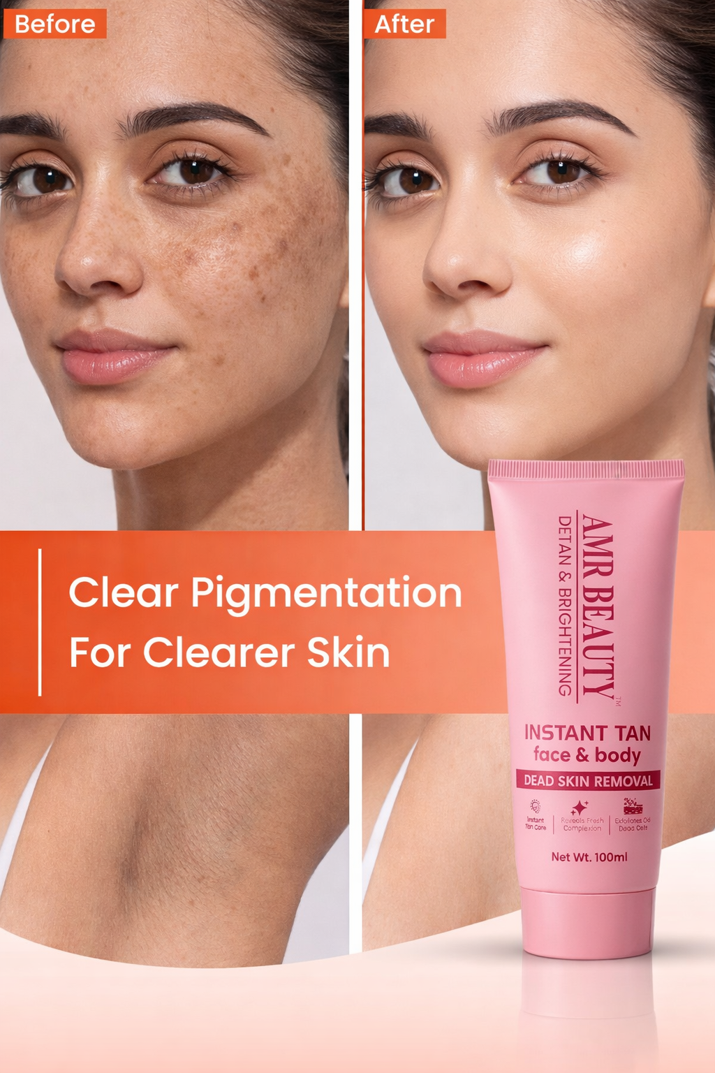 Amr Beauty Face and Body Tan Wash
