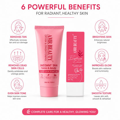 Amr beauty combo face wash and brightening cream