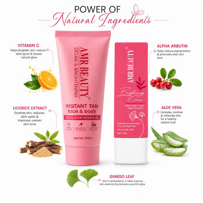 Amr beauty combo face wash and brightening cream