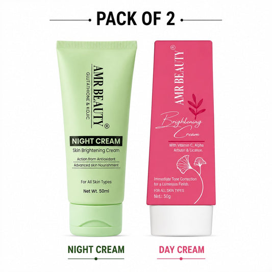 AMR BEAUTY COMBO OF 2PS (NIGHT CREAM + BRIGHTENING CREAM)