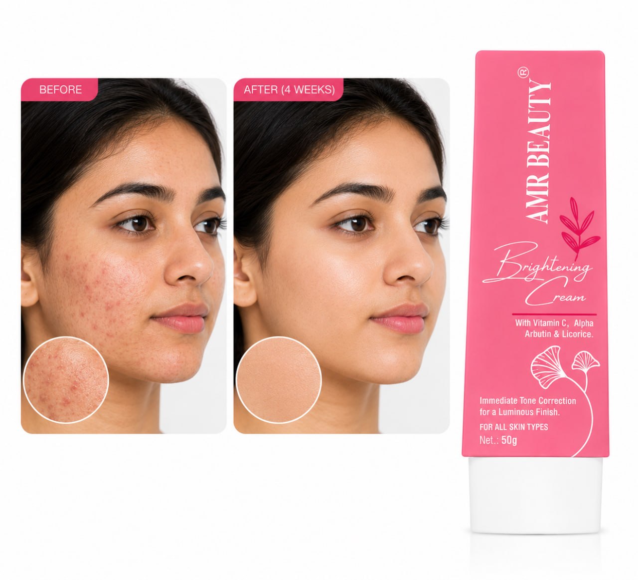 AMR BEAUTY BRIGHTENING CREAM DAY CREAM